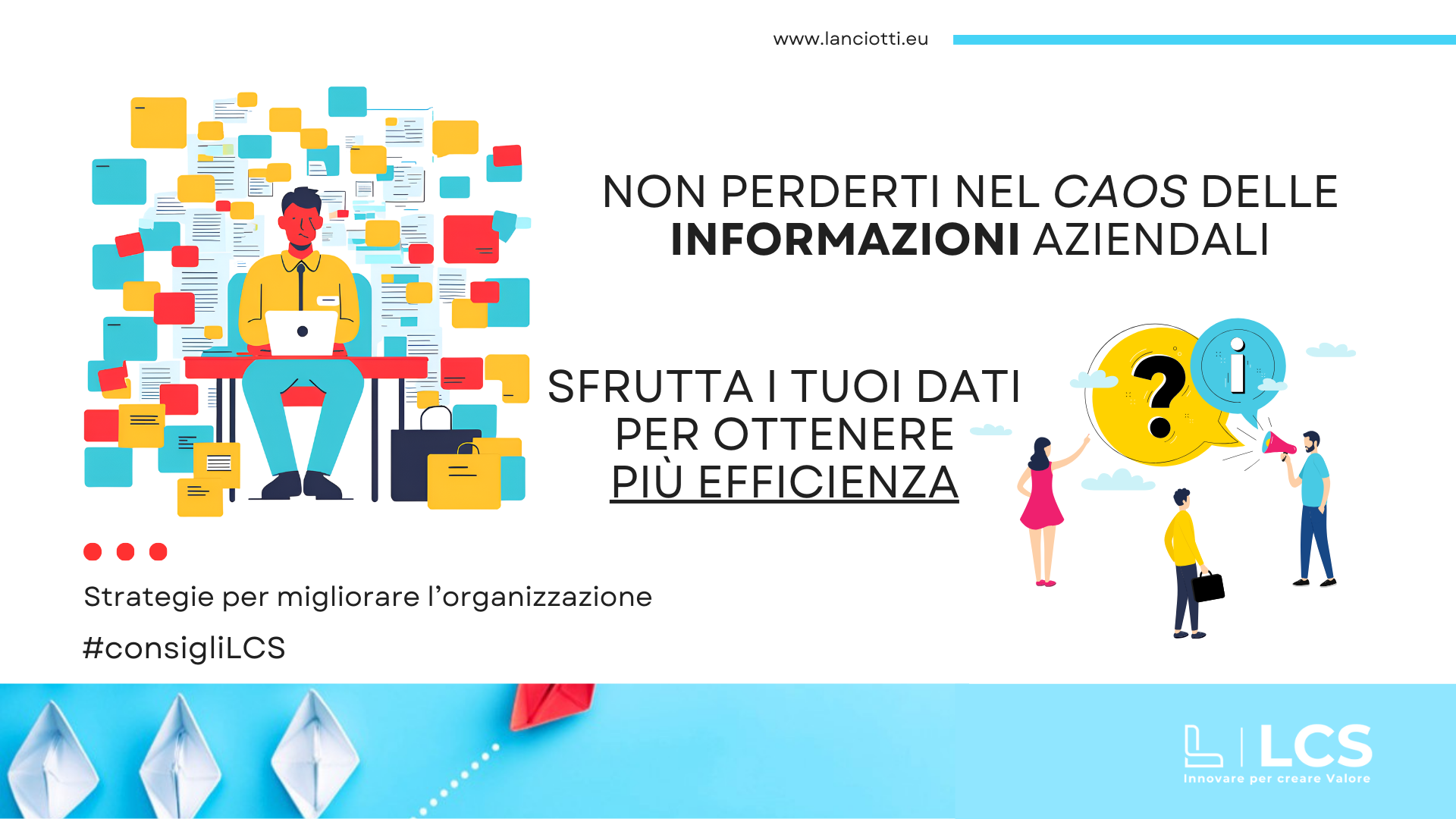 ottimizza il flusso delle informazioni aziendali