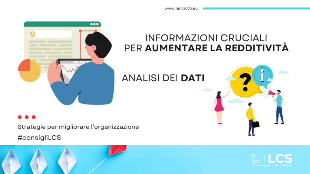 dati aziendali informazioni cruciali per aumentare la redditività